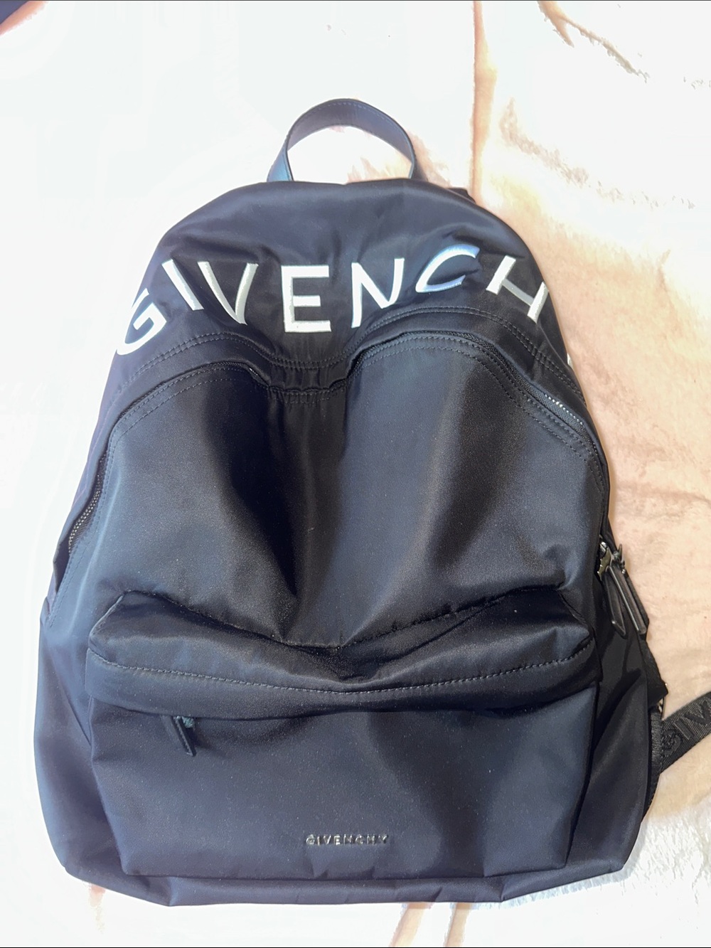 Givenchy Essential U Logo-Embroidered Nylon Backpack
